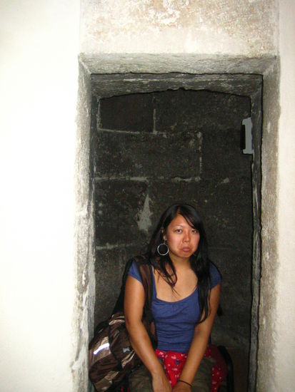 At the chapel, this is where the little bad boys and girls get punished