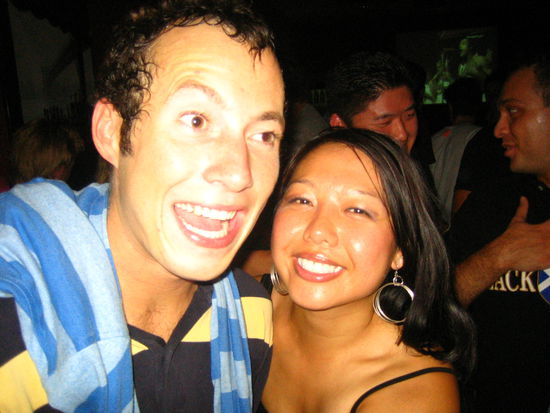 This guy definitely wins the award for "Most Inebriated" on this pub tour!