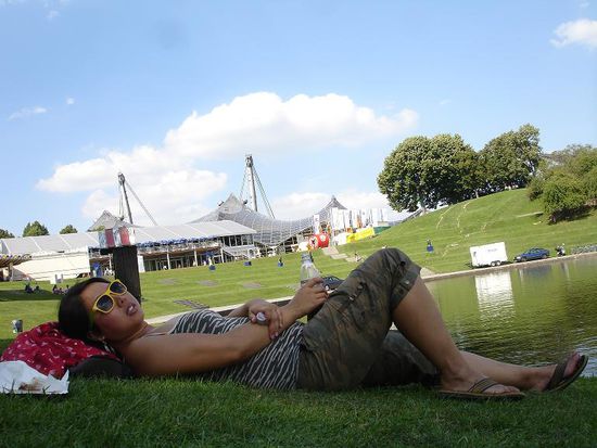 In this picture, I had just awoke from a nap and was feeling groggy, and definitely not in any mood to have my picture taken