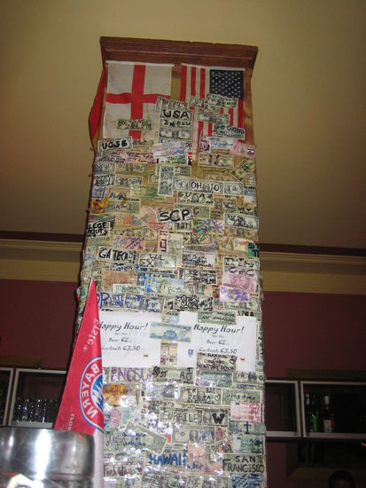 Currency from all over the world- Euro Youth Hostel, Munich