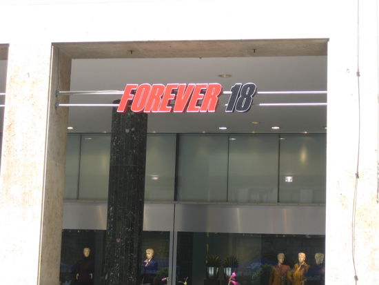 Forever 21 is probably too old for the Germans