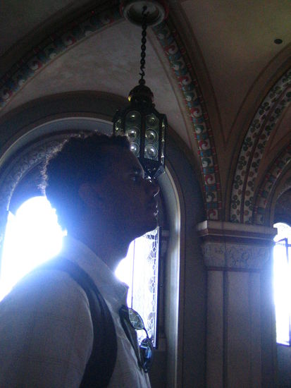 The only paying attention to the tour guide