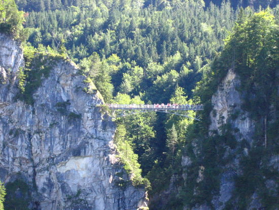 The bridge we stood on a few hours earlier...