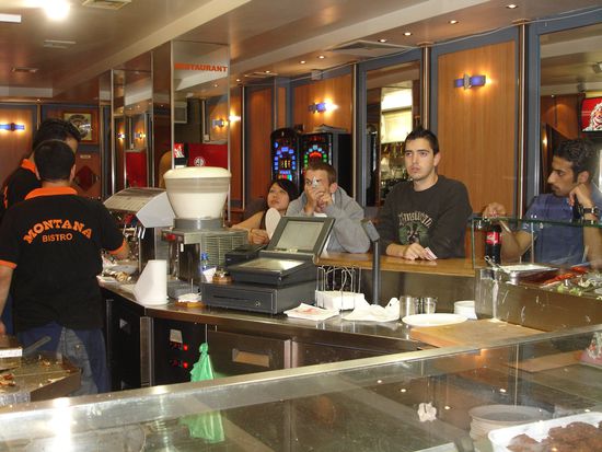 At Doner...the only thing that's open after 10pm