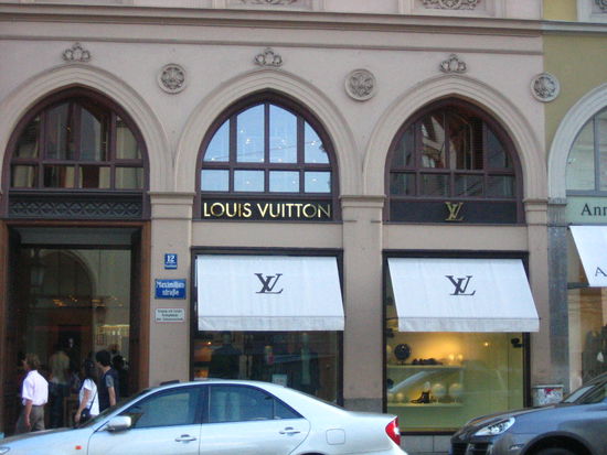 At Maximilian Street, home of luxury stores