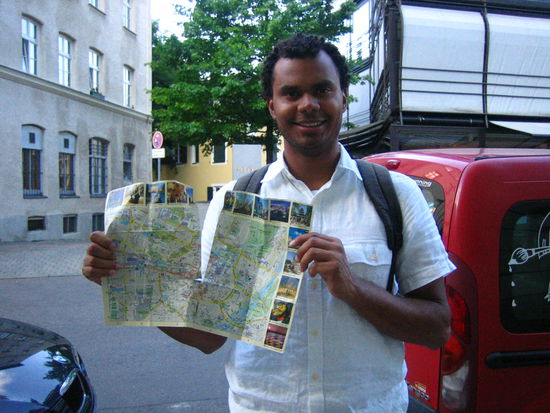 Adam uses a map to its death. literally.