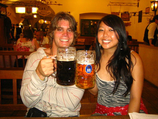 Cheers to the hofbrauhaus brew!
