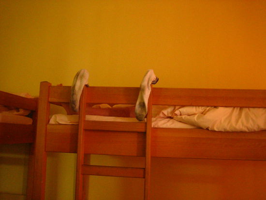 A fellow bunkmate's dirty socks...