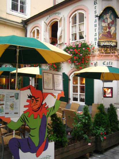 The tiny cute cafe in the corner...