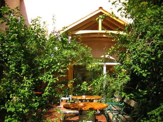 Lovely view of the courtyard