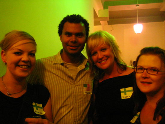 Adam loves Finnish ? Swedish? Danish? chicks... (lol, obvs, I'm really bad with flags)