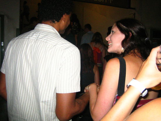 And a love connection is formed on the subway