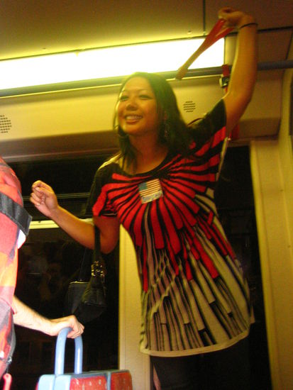 ...after beer is splashed onto my head...LOL