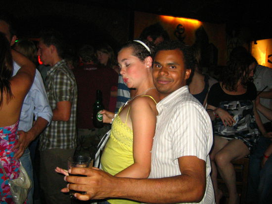 Adam is a hit with the Irish girls!