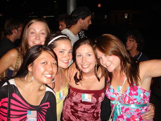 I love the Irish girls, and the Irish girls love me!