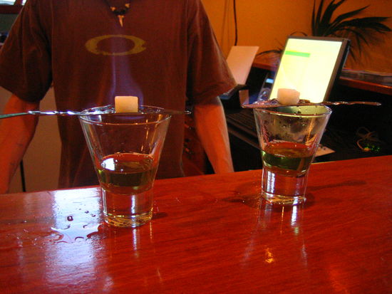 caramelizing the sugar...