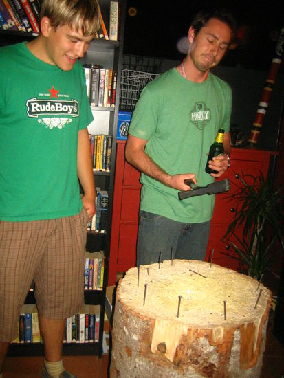 The sexist DB who kept telling me "You can use both hands" or "You can just use the round side of the hammer". It took sheer willpower for me not to hammer his head instead.