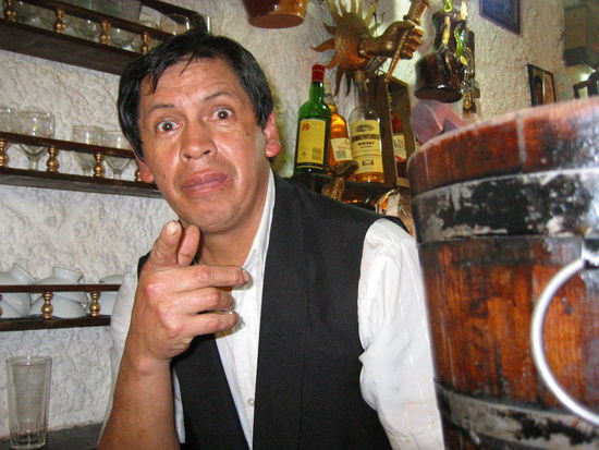 The waiters were funny.