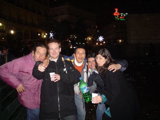 A group of Chileans we met the one on the far left was incredibly drunk.