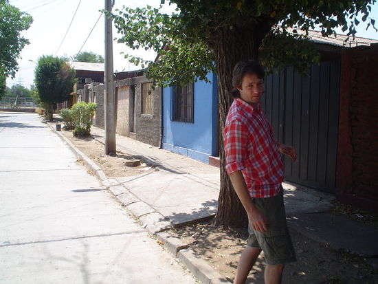 Alcalde Flores, the street we are staying in.