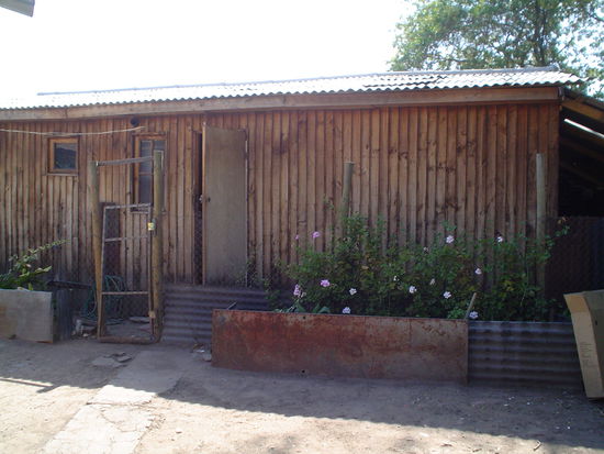 Side view of our house.