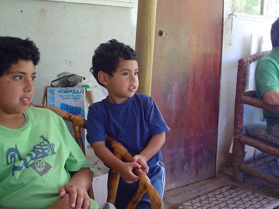 Diego and Pablo (sons of my cousin Carolina)