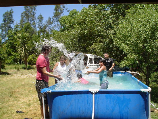 A completely saturated Carolina took this photo