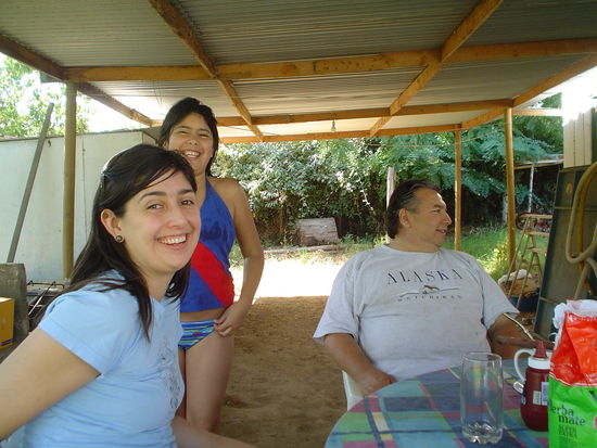Me with Maria Paz and Jorge (my Aunt´s partner)
