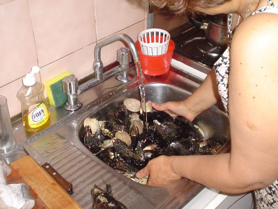 First you need to wash.