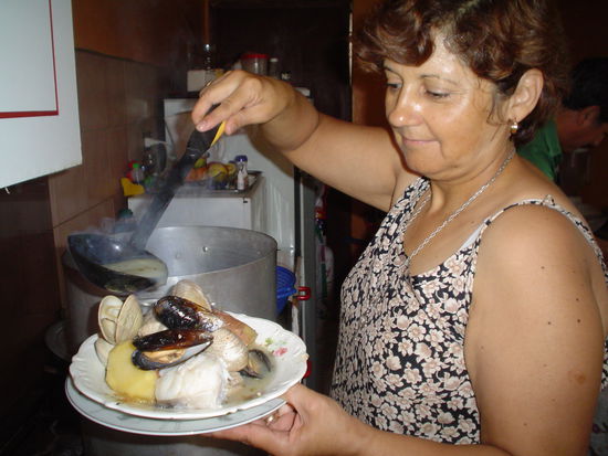 Cook it for a bit and then serve it up . . .