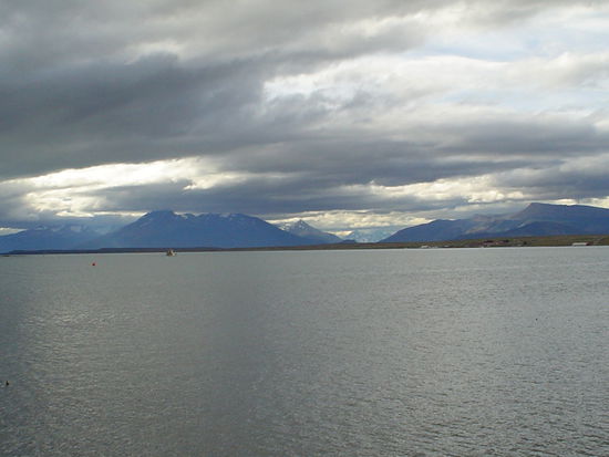 View from Puerto Natales