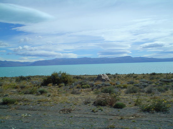 Lago Argentina.  View on the way to Perito Moreno
