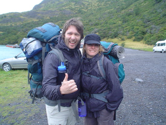 Before getting on the ferry . . .