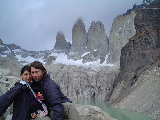 We can even look sexy at 9 am after a two hour walk up hill.  Amazing!