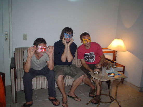 Some boys seemed more in the spirit than others