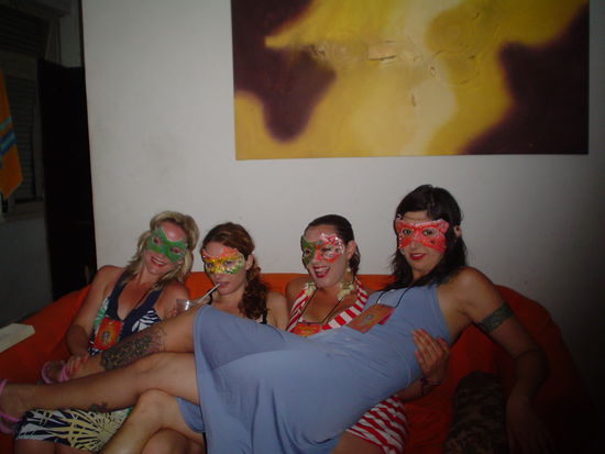 The girls are always up for it