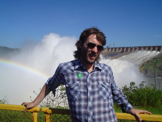 The most exciting part of the dam