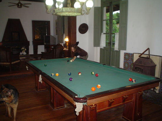 Playing the longest game of pool EVER!