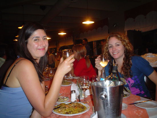 Dinner - check out the vomit on my plate that they tried to serve me.