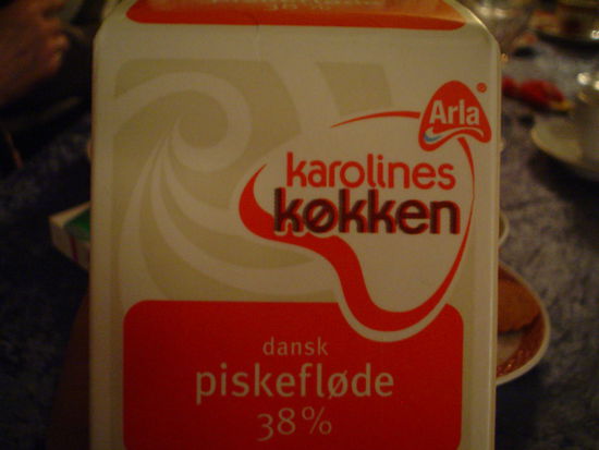 I have my own cream in Denmark.  This translates to: Carolina's Kitchen.
