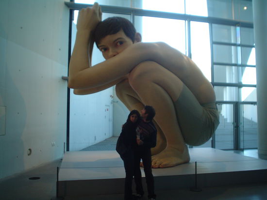 This is THE famous sculpture at the museum.  Funnily enough it is a sculpture of an Australian boy by a Danish artist.  It was quite impressive.