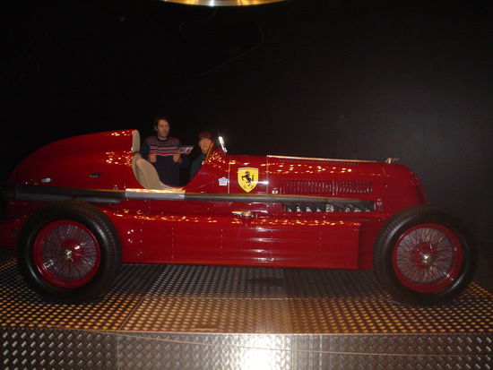 A very old race car.