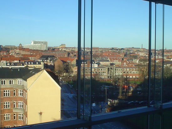 View of Århus from the Art Museum