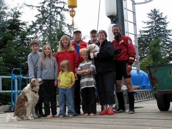 the keepers of Quatsino Lighthouse