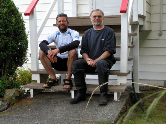 Ivan at Cape Beal Lighthouse