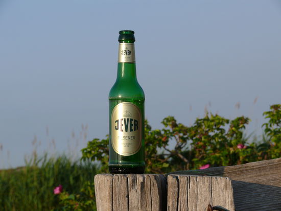 German beer (unfortunately already empty)
