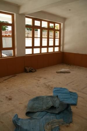 Classroom with a view, but without a heating