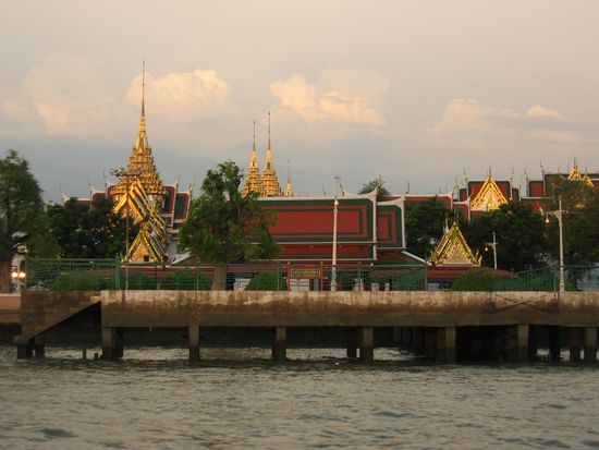 the royal palace viewed from the river
