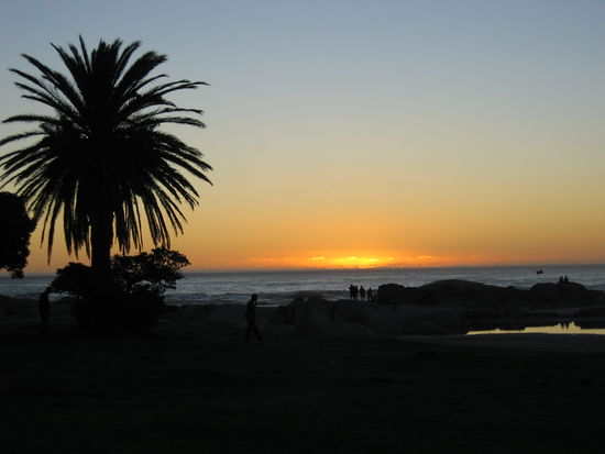 sunset at camps bayh