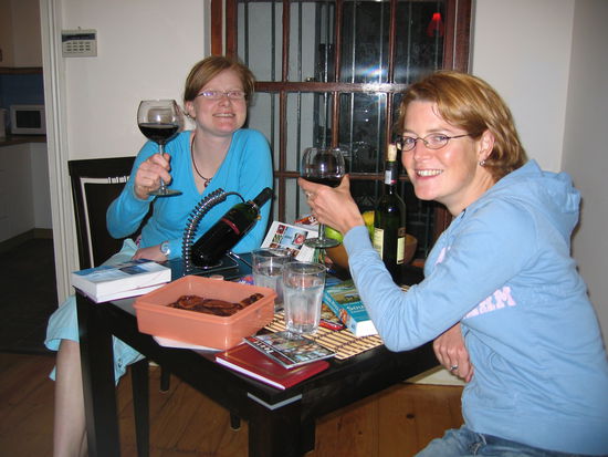 Sarah's house, Austrian wine, Linzer Torte